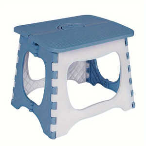 เก้าอี้พับพกพาสำหรับใช้งานกลางแจ้ง ขนาดเล็กถึงใหญ่พิเศษ สำหรับอาบน้ำหรือเปลี่ยนรองเท้า ทำจากพลาสติกทนทาน - Product Image 3