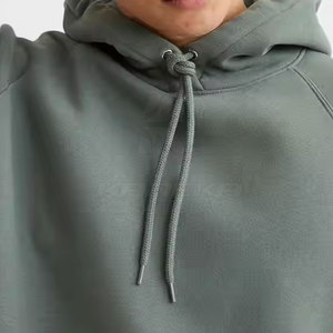 Sweat à capuche oversize coupe classique en coton 100% uni, tissu doux, idéal pour l'hiver et le quotidien - Product Image 5