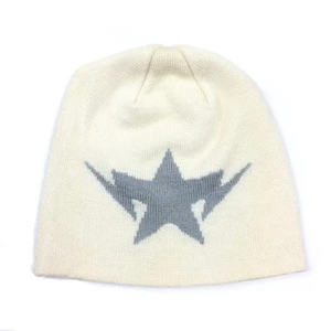 Gorro de invierno tejido con puños de algodón de alta calidad, gorros cálidos, gorros para bebés, estampado y Color personalizados - Product Image 1