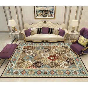 Alfombra de terciopelo de cristal personalizada con puntos, medallón impreso, clásica para pasillo, ideal para el hogar de adolescentes y apartamentos. - Product Image 5