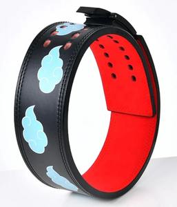 เข็มขัดยกน้ำหนักหนังแท้แบบหนา ปรับได้ ทนทาน นุ่มสบาย สำหรับการฝึกซ้อมเพาเวอร์ลิฟติ้งในยิม - Product Image 6