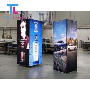 Ciste Ollmhianach Taisbeanaíochta Gan Crainn a Fhilleadh LED Comhartha Adveirtising Box Scagairt Díospóireachta - Product Image 3