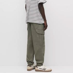 กางเกงคาร์โก้ปรับเอวได้มีหลายกระเป๋าผ้าฝ้ายผ้านุ่มระบายอากาศสบายพร้อมกระเป๋าและสายรัดที่ทนทาน - Product Image 2