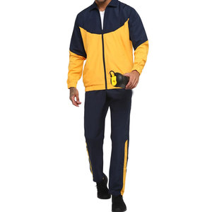 ชุดวอร์มผู้ชายผ้ายืดน้ำหนักเบาออกแบบมาสำหรับการเคลื่อนไหวที่ยืดหยุ่นที่มีแขนเสื้อและซิปเหมาะสำหรับนอกสถานที่แบบลำลอง - Product Image 1