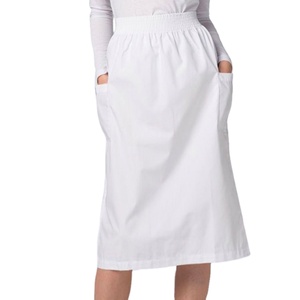 Nouvelle Arrivée Jupes Blouses Médicales Sur Mesure OEM pour Femmes, Tissu Satin 100% Coton de Haute Qualité, Respirant, Naturel, Coupe Droite Décontractée - Product Image 2