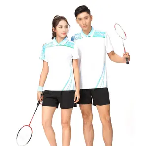 Personalizado al por mayor deportes tenis Jersey uniformes transpirables sublimados de secado rápido señoras uniformes de tenis - Product Image 1