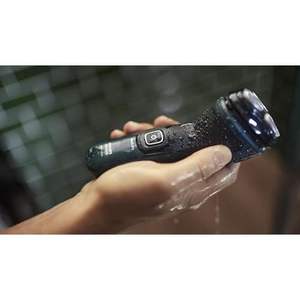 Afeitadora Eléctrica Inalámbrica con Triple Cuchilla, Recortadora Desplegable, Recargable, Impermeable IPX7, Diseño Rotatorio, Operación Alemana, para Barba y Cuerpo - Product Image 2