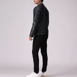 Custom Made Men's <b>Winter</b> <b>Leather</b> <b>Jacket</b> with Letter Pattern and Front Logo-High Quality Top Price - Product Image 4