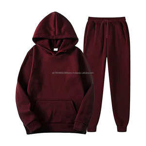 Survêtements à Capuche avec Logo Personnalisé Haute Qualité 100% Coton Fleece Vêtements Casual à Capuche Ensemble de Survêtement Confortable et Chaud pour Hommes - Product Image 1