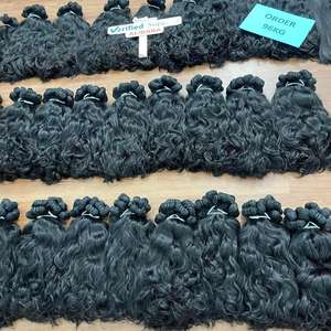 Vente flash Paquet de cheveux naturels ondulés de la mer Trame de cheveux vietnamiens bruts Vente de cheveux non traités en grande quantité jusqu'à 30 $ - Product Image 5