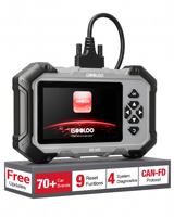 Escáner OBD2 GOOLOO DS600 para Cuidado del Automóvil, Herramienta de Diagnóstico de 9 Funciones y 4 Sistemas para Autos, Camiones y Motocicletas de 12V