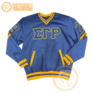Sweat-shirt à capuche en molleton de coton écologique personnalisé de haute qualité Sigma Gamma Rho Automne Hiver Broderie sur le devant - Product Image 6