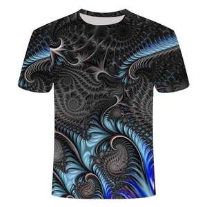 เสื้อยืดผ้าฝ้ายไซส์ใหญ่พิเศษสำหรับผู้ชายเสื้อยืดพิมพ์ลายพิมพ์ซับลิเมชันออกแบบได้ตามต้องการ - Product Image 1