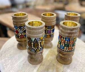 Quemador de incienso de madera alto hecho a mano Color marrón Quemadores de alta calidad Oud Bakhoor - Product Image 5