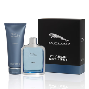 ชุดอาบน้ำ Jaguar Classic Blue ขนาด 100 มล. EDT + เจลอาบน้ำ 200 มล. ชุดผลิตภัณฑ์ดูแลผิวสำหรับเดินทาง - Product Image 1