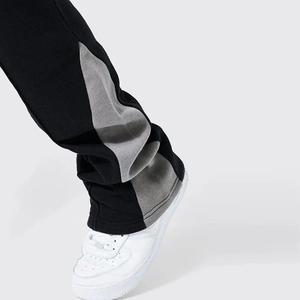 Pantalones de chándal para hombre de alta calidad con serigrafía 2024, pantalones de chándal apilados acampanados informales con cordón en la cintura, pantalones de chándal acampanados - Product Image 6