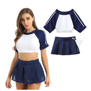 Uniformes de Animadoras para Adultos de Alta Calidad, Personalizados de Fábrica, Conjuntos con Estampado por Transferencia de Calor y Sublimación para Chicas, 100% - Product Image 2
