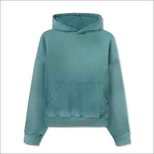 Sweat-shirts unisexes en molleton 100% coton, hiver, impression personnalisée, couleurs personnalisées, emballage écologique, respirant, épaules tombantes, style hip-hop - Product Image 1