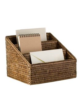 Vietnam Handicraft Natural Woven <b>Rattan</b> Magazine Holder Wholesale Water Hyacinth <b>Storage</b> Basket Seagrass Undershelf Cabinet - Product Image 6