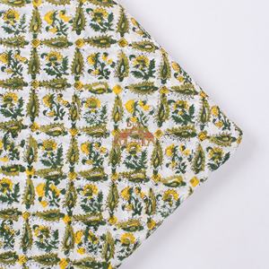 Robes légères 100% coton du fabricant, chemises pour garçons, tissus floraux imprimés à la main, costumes, rideaux, jouets pour filles - Product Image 1