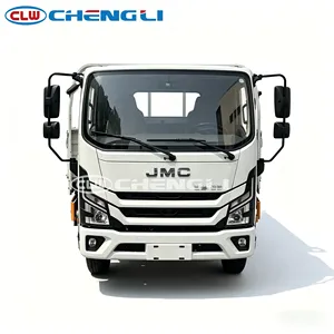 รถบรรทุกพื้นเรียบแบบมีเสา 4.5 ตัน รถบรรทุก JMC แบบดรอปไซด์ บรรทุกได้ 2 ตัน สำหรับการขนส่งทางการเกษตร ราคาโรงงาน - Product Image 2