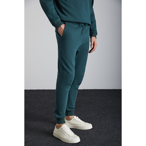 Pantalon de survêtement pour homme GRIMELANGE Adens, en coton biologique de qualité supérieure, tissu intérieur brossé, jambe élastiquée - Product Image 4