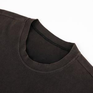 เสื้อยืดผ้าฝ้าย100% โอเวอร์ไซส์สำหรับผู้ชาย, เสื้อยืดพิมพ์ลายทรงหลวมแขนสั้นธรรมดาสไตล์ลำลองเสื้อผ้าจำนวนมาก - Product Image 5