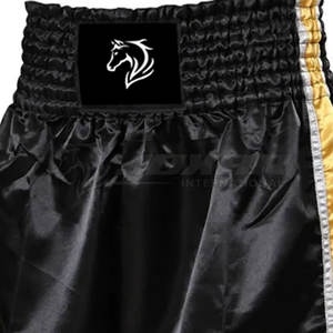 Custom Boxing Shorts For Men Comfortable Fit With <b>Elastic</b> <b>Waistband</b> And Breathable Fabric Boxing Shorts - Product Image 5