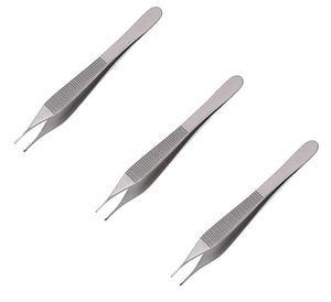 Adson Tissue 1X2 y fórceps dentados 4,75 Instrumentos de cirugía plástica quirúrgica - Product Image 3