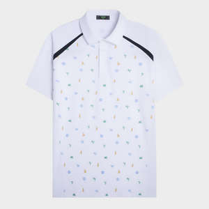 Aristino hommes 100% Polyester drap à manches courtes Smart décontracté pour chemises imprimé motif non tissé méthode de tissage en gros - Product Image 1