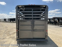 Remorque pour bétail de 14 pieds, capacité de 7000 lb, remorque à attelage direct en acier pour bovins et ovins avec rampe et porte, à vendre - Product Image 6