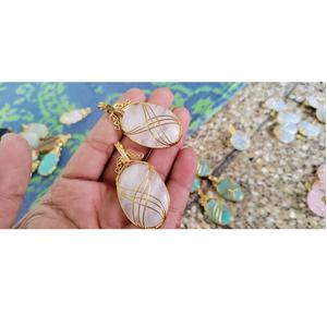 Handmade Natural Gemstone <b>Crystal</b> Pendant for Women and Men Premium Quality Wire Wrapped Fashion <b>Accessory</b> - Product Image 5