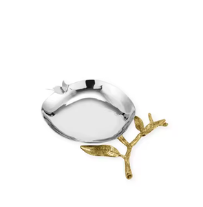 Bols de service décoratifs avec support de feuilles Design merveilleux Parfait pour servir des apéritifs, des salades et des collations Bols en métal Top Trending - Product Image 3