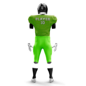 Personalizado sublimado 100% poliéster uniforme de fútbol americano de alta calidad transpirable manga corta Tallas grandes conjuntos de ropa de equipo - Product Image 6