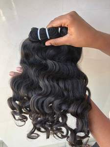 100% Extension de cheveux Remy bruts non traités, donneur unique, 14 "28", indien naturel bouclé pour les femmes noires, prêt à être expédié, vendeur de confiance - Product Image 5