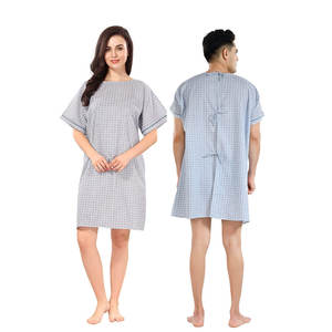 Tablier patient en tissu doux avec attache arrière réglable pour un confort maximal Tablier patient non tissé - Product Image 1