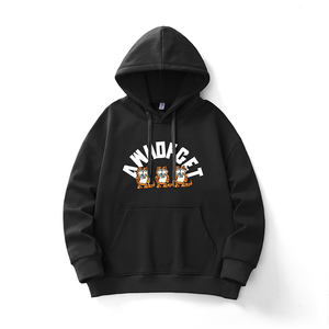 2023 Otoño Invierno sudaderas con capucha para hombre personalizado Casual Tigre estampado gráfico juvenil estilo universitario 100% algodón polar Y2k jerséis sueltos - Product Image 4