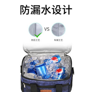 Bolsa térmica multifuncional con correa para el hombro para picnics escolares de oficina - Product Image 6