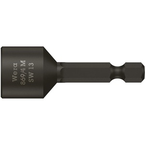 Clé à douille magnétique à 6 points, largeur de clé 13 mm, longueur 50 mm, WERA - Product Image 1