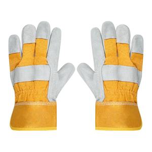 Gants de travail en cuir de vache pour soudeurs, double sécurité, pour la construction industrielle, gants de sécurité pour la soudure, conception personnalisée au Pakistan - Product Image 4