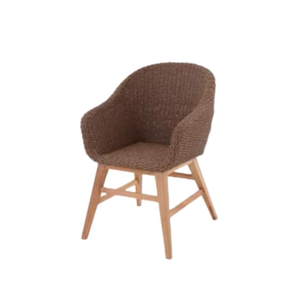 Sillas de comedor de mimbre de ratán, muebles modernos de la mejor calidad, sillas de ratán, pata de madera, precio al por mayor - Product Image 1