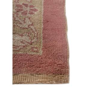 Tapis en laine noués à la main Aalam Green Pae-5816, style bohème, tapis de Jaipur, pour la maison, l'entrée, le couloir, rectangulaire, motif médaillon abstrait - Product Image 4