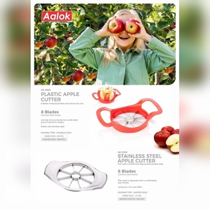 Stainless Steel Manual 8 Slice <b>Apple</b> <b>Cutter</b> Fruit Slicing Tool for Pears Guavas Tomatoes Durable Frame Type Design - Product Image 6