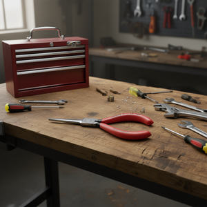 คีมปากแบนเคลือบสีดำของ Knipex คีมปากแหลมพร้อมหัวขัดเงา ด้ามจับเคลือบพลาสติก - Product Image 3