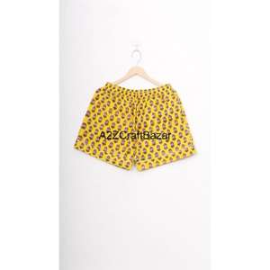 Floral Design Summer Short Sleeve Woven Pajama Set Solid Printed 100% Cotton Soft Breathable Sleepwear Daily - Product Image 6