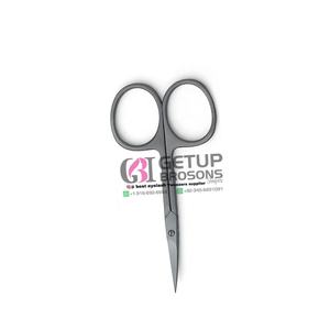 El mejor producto profesional Tijera pequeña de plasma negro para cejas Acero inoxidable con su propio logotipo e instrumento de belleza de color - Product Image 2