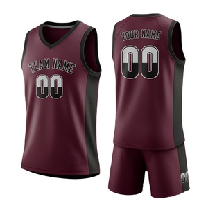 ชุดยูนิฟอร์มบาสเก็ตบอลแบบกำหนดเอง เสื้อทีมพร้อมโลโก้ ชื่อ และหมายเลข สำหรับเยาวชน โรงเรียน และวิทยาลัย - Product Image 1