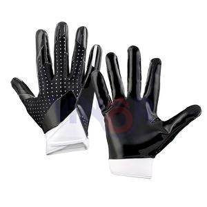 Gants de football américain imprimés avec logo personnalisé de la meilleure qualité pour adultes Gants de football américain légers et respirants - Product Image 3