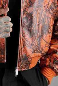 Unisex Premium Quality <b>Cow</b> Skin Leather Jacket Winter Motorcycle Racing Bomber Front Logo Windproof Breathable Quick Dry - Product Image 2