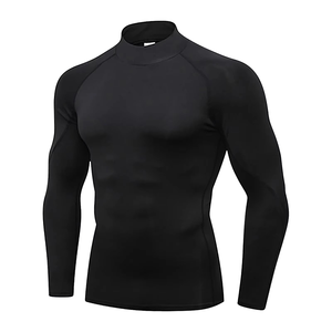 Vêtements de sport Rash Guard personnalisé pour le BJJ imprimé MMA Entraînement Premium Noir Compression Manches longues T-shirt Protection UV Maillot de bain - Product Image 1